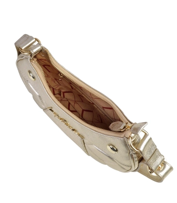 BOLSA PEQUENA BAGUETE SLIM LUIZA BARCELOS DOURADO
