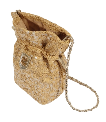 BOLSA PEQUENA BUCKET SAKE SCHUTZ BEGE