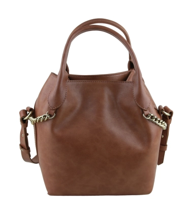 BOLSA PEQUENA BUCKET SCHUTZ MARROM