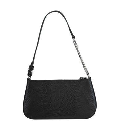 BOLSA PEQUENA CROCO TINA SCHUTZ PRETO