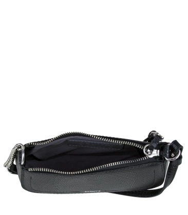 BOLSA PEQUENA CROCO TINA SCHUTZ PRETO