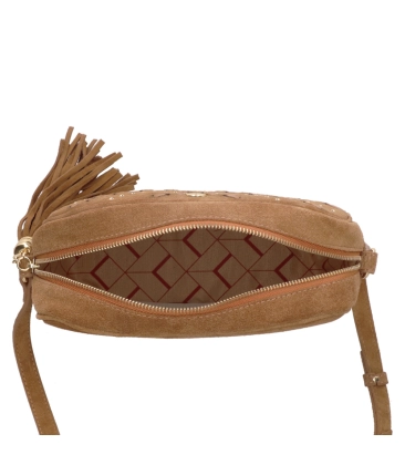 BOLSA PEQUENA LUIZA BARCELOS CARAMELO