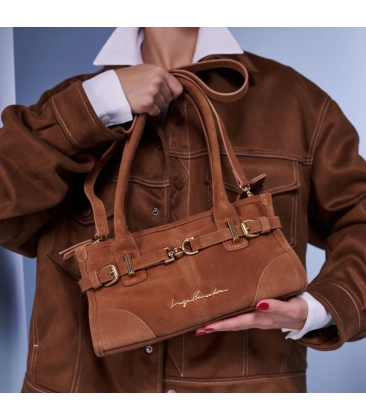 BOLSA PEQUENA LUIZA BARCELOS MARROM