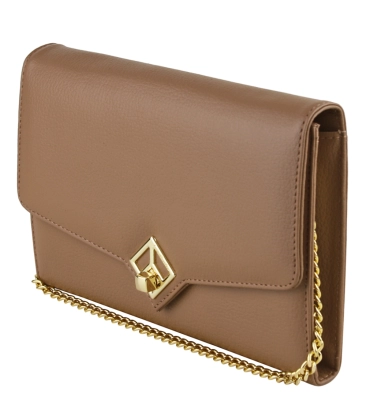 BOLSA PEQUENA LUIZA BARCELOS MARROM