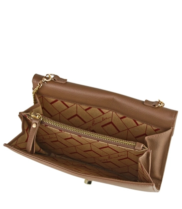 BOLSA PEQUENA LUIZA BARCELOS MARROM