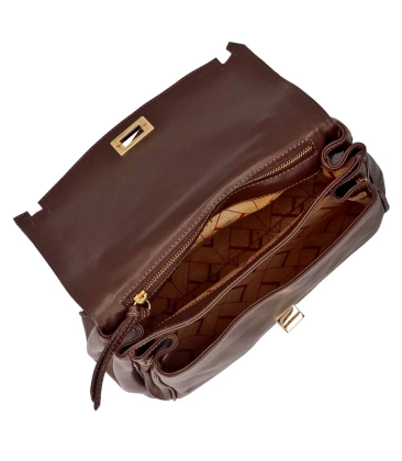 BOLSA PEQUENA LUIZA BARCELOS MARROM