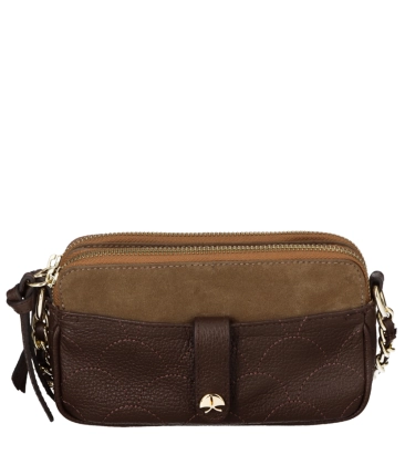 BOLSA PEQUENA LUIZA BARCELOS MARROM