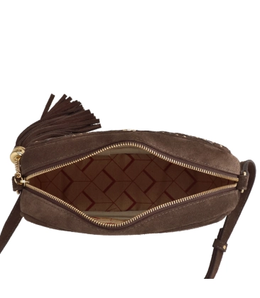 BOLSA PEQUENA LUIZA BARCELOS MARROM