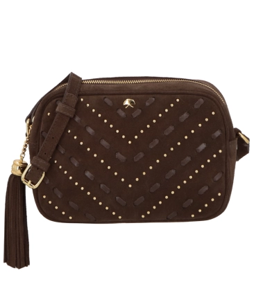 BOLSA PEQUENA LUIZA BARCELOS MARROM