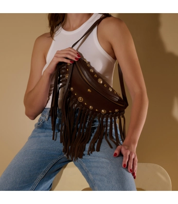 BOLSA PEQUENA LUIZA BARCELOS MARROM