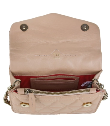 BOLSA PEQUENA MATELASSÊ 944 SCHUTZ BEGE