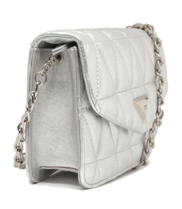 BOLSA PEQUENA MATELASSÊ 944 SCHUTZ PRATA