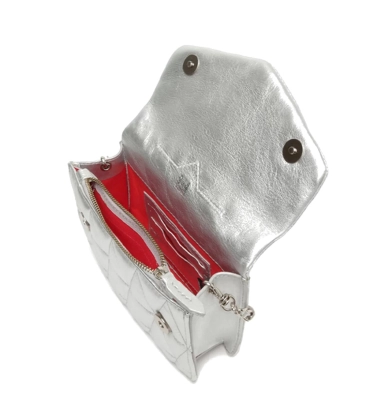 BOLSA PEQUENA MATELASSÊ 944 SCHUTZ PRATA