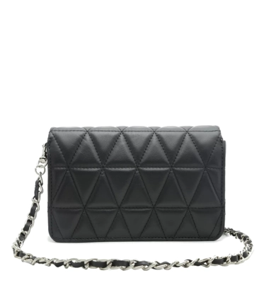 BOLSA PEQUENA MATELASSÊ 944 SCHUTZ PRETO