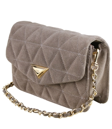 BOLSA PEQUENA MATELASSÊ 944 SCHUTZ CINZA