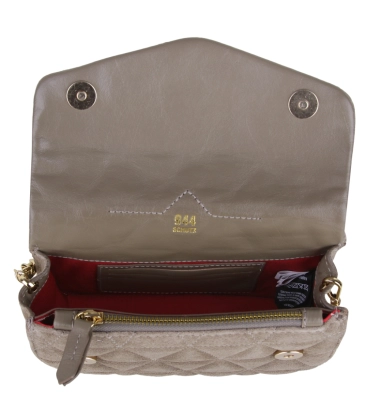 BOLSA PEQUENA MATELASSÊ 944 SCHUTZ CINZA