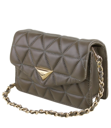 BOLSA PEQUENA MATELASSÊ 944 SCHUTZ CINZA