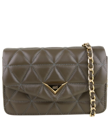 BOLSA PEQUENA MATELASSÊ 944 SCHUTZ CINZA