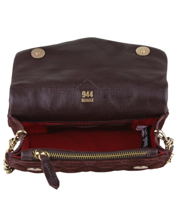 BOLSA PEQUENA MATELASSÊ 944 SCHUTZ MARROM