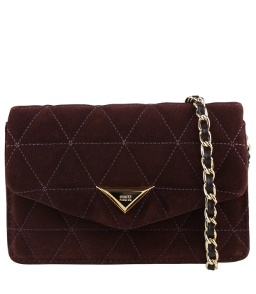 BOLSA PEQUENA MATELASSÊ 944 SCHUTZ MARROM