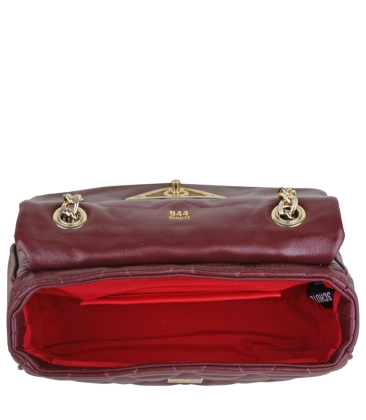 BOLSA PEQUENA MATELASSÊ 944 SCHUTZ VINHO