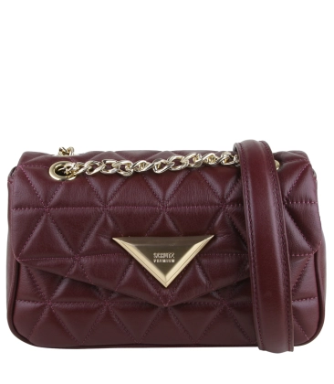 BOLSA PEQUENA MATELASSÊ 944 SCHUTZ VINHO