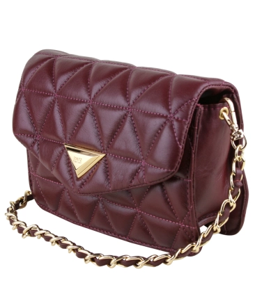 BOLSA PEQUENA MATELASSÊ 944 SCHUTZ VINHO