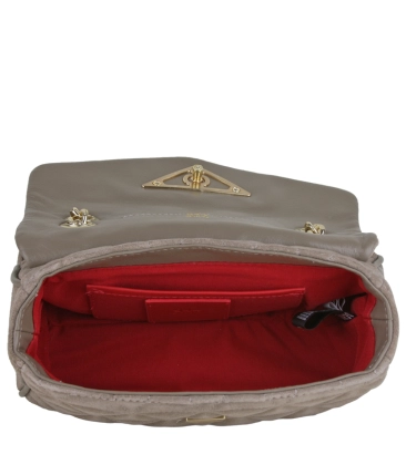 BOLSA MÉDIA MATELASSÊ 944 SCHUTZ CINZA