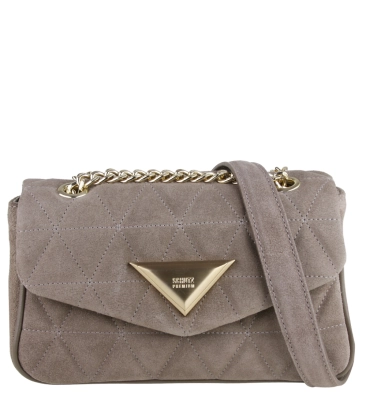 BOLSA MÉDIA MATELASSÊ 944 SCHUTZ CINZA