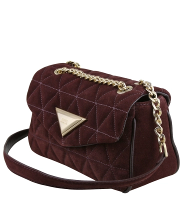 BOLSA PEQUENA MATELASSÊ SCHUTZ MARROM