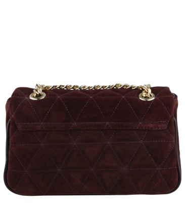 BOLSA PEQUENA MATELASSÊ SCHUTZ MARROM