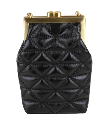 BOLSA PEQUENA MATELASSÊ SCHUTZ PRETO