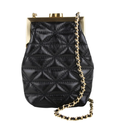 BOLSA PEQUENA MATELASSÊ SCHUTZ PRETO