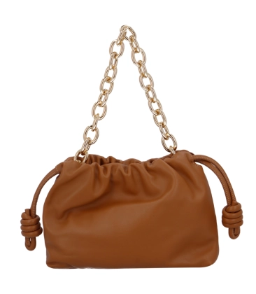 BOLSA PEQUENA SLOUCH LUIZA BARCELOS CARAMELO