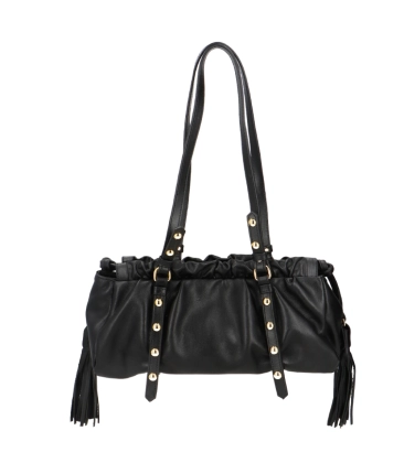 BOLSA PEQUENA SLOUCH LUIZA BARCELOS PRETO
