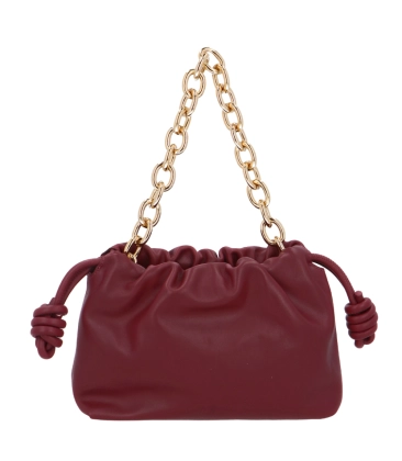 BOLSA PEQUENA SLOUCH LUIZA BARCELOS VINHO