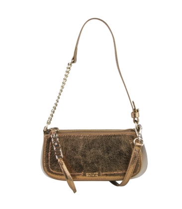 BOLSA PEQUENA TINA SCHUTZ DOURADO
