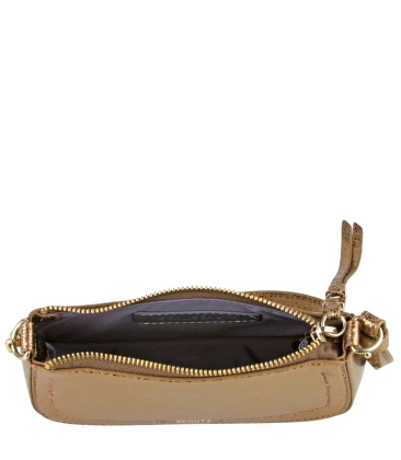 BOLSA PEQUENA TINA SCHUTZ DOURADO
