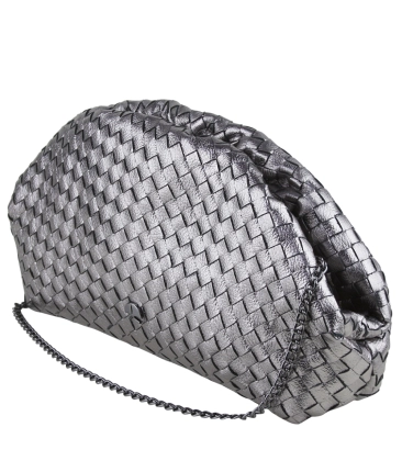 BOLSA PEQUENA TRESSÊ LUIZA BARCELOS PRATA