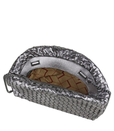 BOLSA PEQUENA TRESSÊ LUIZA BARCELOS PRATA