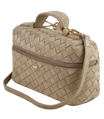 BOLSA PEQUENA TRESSÊ LUIZA BARCELOS BEGE