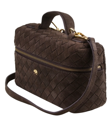 BOLSA PEQUENA TRESSÊ LUIZA BARCELOS MARROM