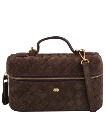 BOLSA PEQUENA TRESSÊ LUIZA BARCELOS MARROM