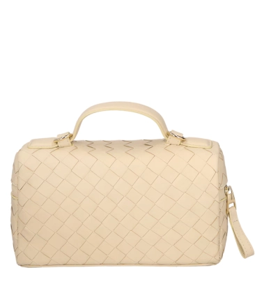 BOLSA PEQUENA TRESSÊ VANITY LUIZA BARCELOS BEGE