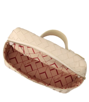 BOLSA PEQUENA TRESSÊ VANITY LUIZA BARCELOS BEGE