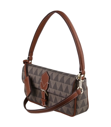 BOLSA PEQUENA TRIANGLE SCHUTZ MARROM