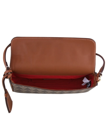 BOLSA PEQUENA TRIANGLE SCHUTZ MARROM