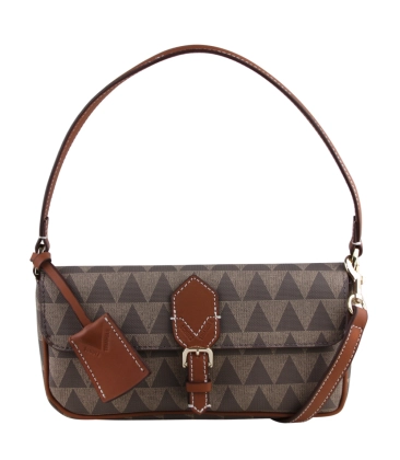 BOLSA PEQUENA TRIANGLE SCHUTZ MARROM