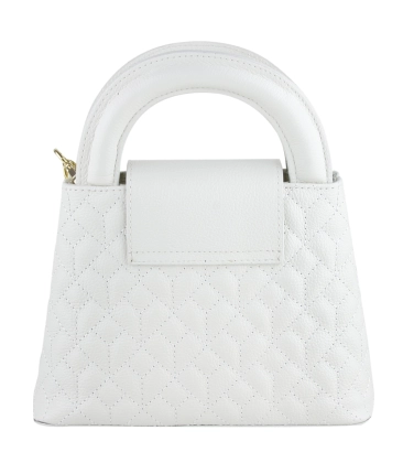 BOLSA PEQUENA VIENA MATELASSÊ LUIZA BARCELOS BRANCO