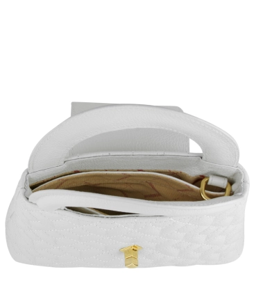 BOLSA PEQUENA VIENA MATELASSÊ LUIZA BARCELOS BRANCO